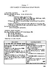 Giáo án Hóa học Lớp 12 - Chương 7, 8, 9